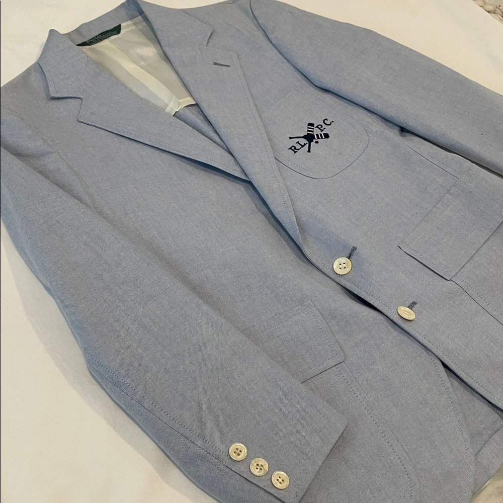 Polo Ralph Lauren | Boys Blazer Blue Jacket Sport Coat Sz 16R
